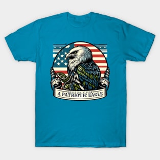 Freedom Wings: A Patriotic Eagle Design for the 4th of July T-Shirt